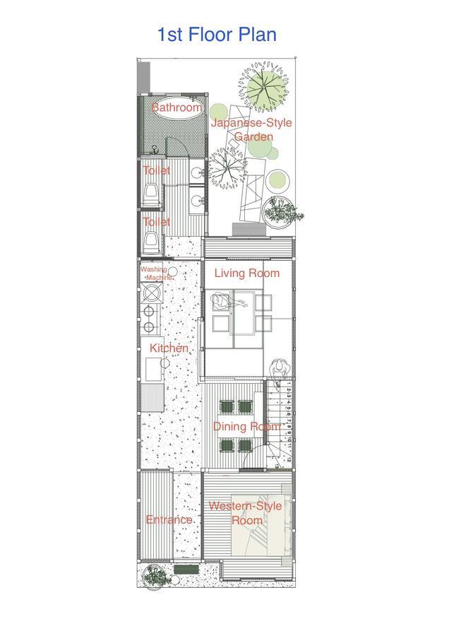 Вилла Casa Ogumo Киото Экстерьер фото